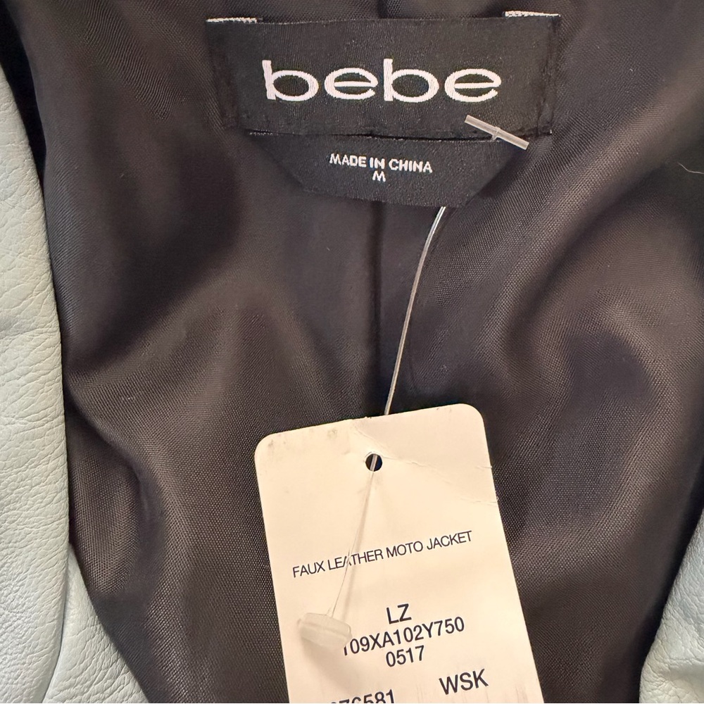 BeBe Faux Leather Moto Jacket - Picture 4 of 6